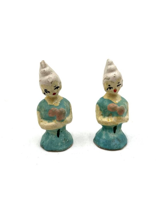 Other - Antique Pin Cushion Sewing Half Doll Figurine hand painted